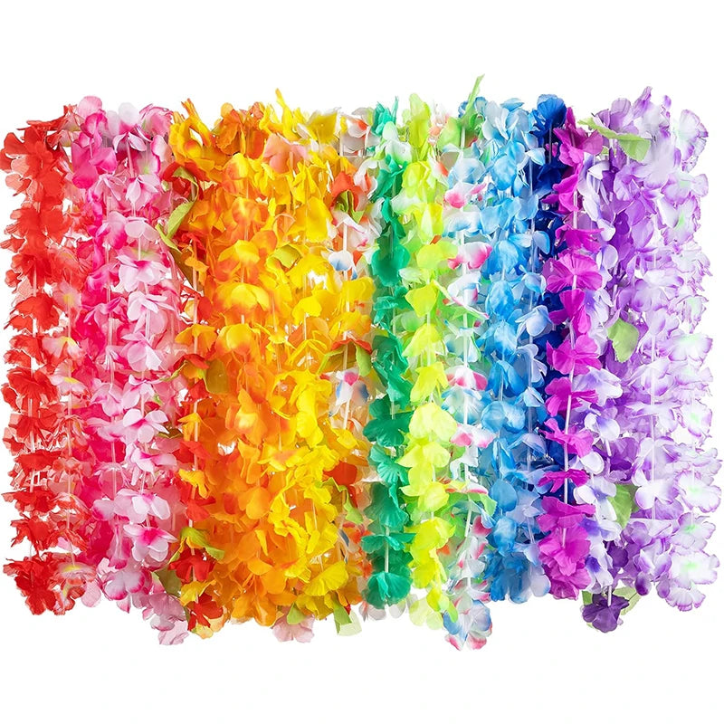 10/20/30/50 Piece Hawaiian Flower Leis