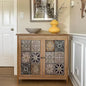 Modern Decorative Storage Cabinet, Adjustable Shelves