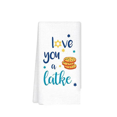 Hanukkah kitchen Tea Dish Towel