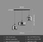 Modern Hanging Glass Pendant Lights for Kitchen Dining Room Living Room