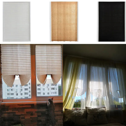 Self Adhesive Folding Curtain For Living Room