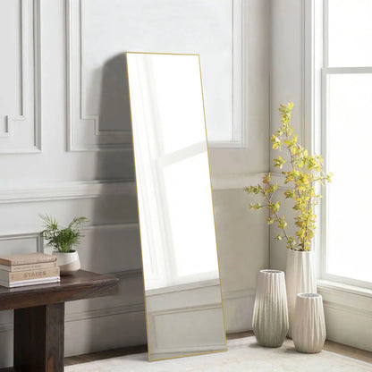 Modern Elegant Archer Or Rectangular Full Length Mirror Free Standing Or Wall Mount