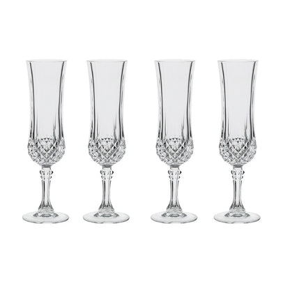 4Piece Elegant Etched Barware Handwash