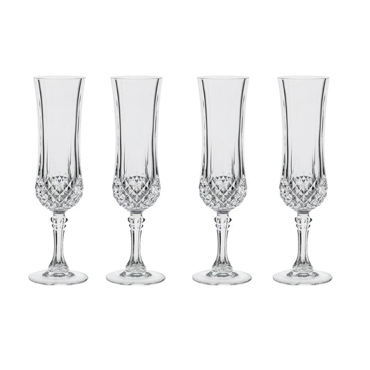 4Piece Elegant Etched Barware Handwash