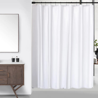 Clear Plastic Shower Liner Stain And Soap Scum Resistant Magnetic