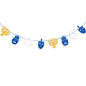 1set Hanukkah Hanging Swirls/Happy Hanukkah Hanging Decorations/ Hanukkah Festival of Lights /Chanukah Party Decor Supplies