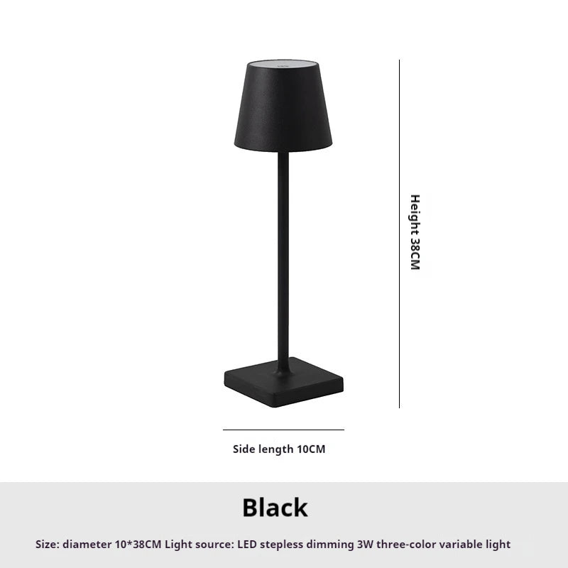 Cordless USB Rechargeable Table Lamp