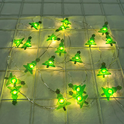 LED Santa/Snowman/Reindeer/Christmas Tree String Lights, !0/20 Lights