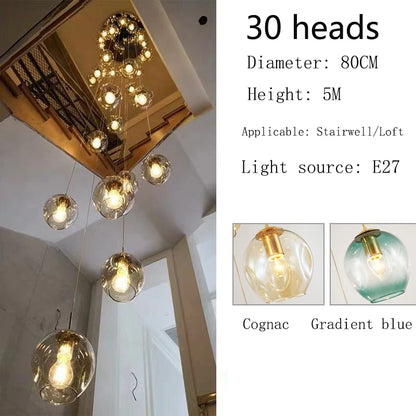 Modern Luxury Spiral Chandelier