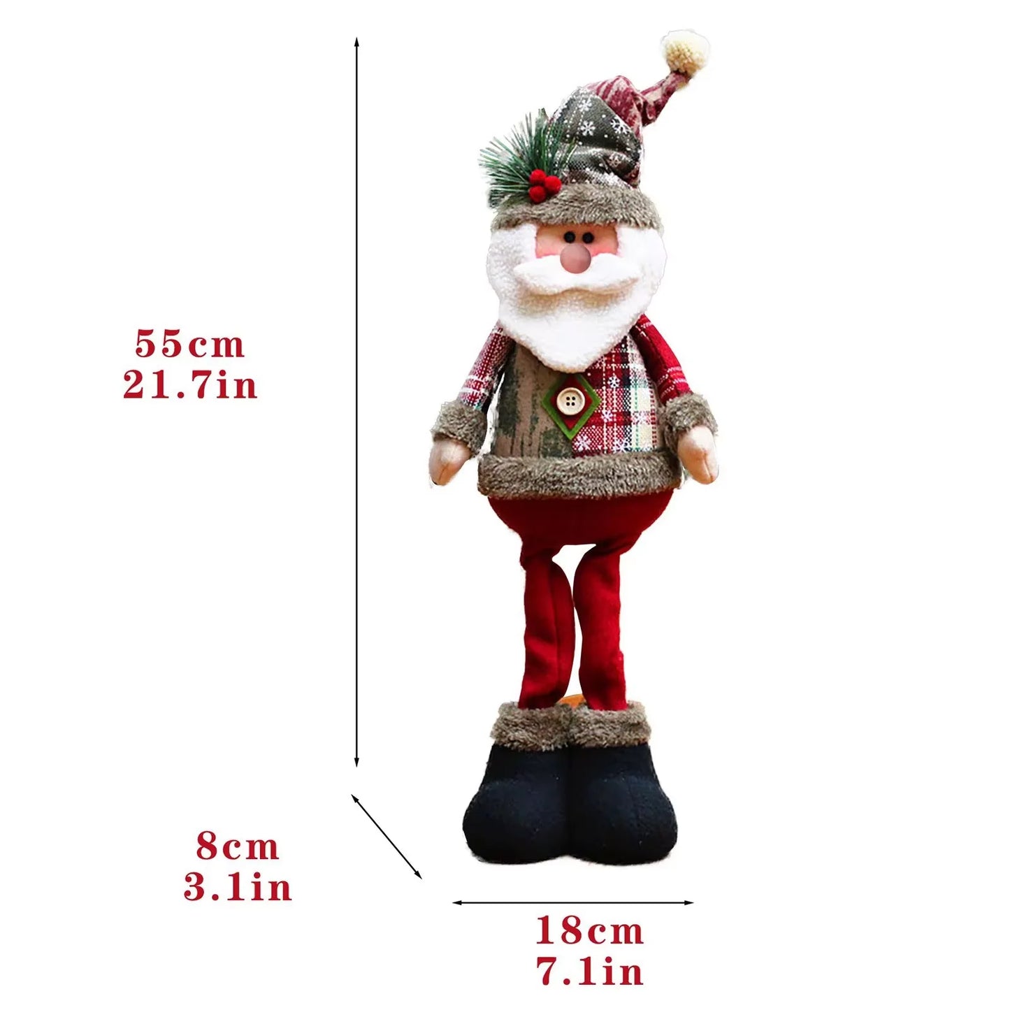 Standing Christmas Santa/Snowman/Reindeer Decorations