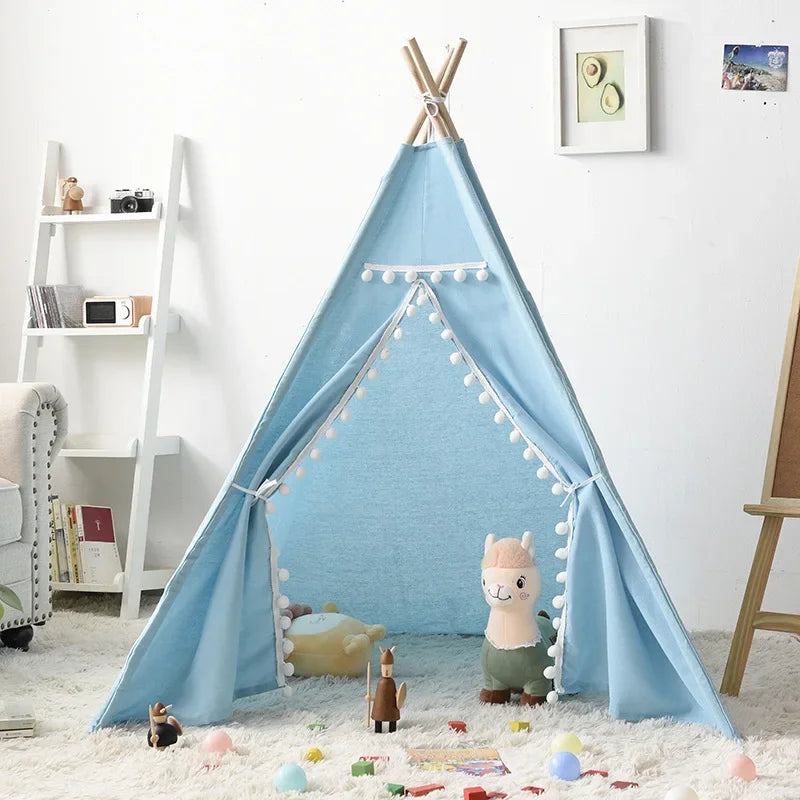 1.6m Children's TeePee Tent, Portable