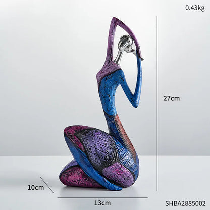 Nordic Style Creative Abstract Female Sculpture