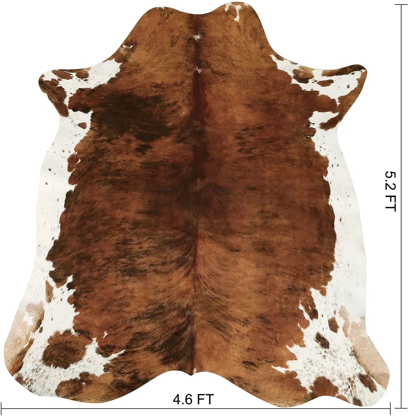 American Style Faux Fur Animal Print Rug