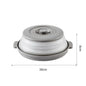 Collapsible Microwave Food Cover Prevents Splatter Colander