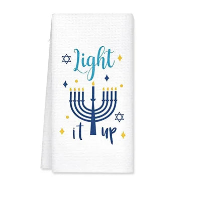 Hanukkah kitchen Tea Dish Towel