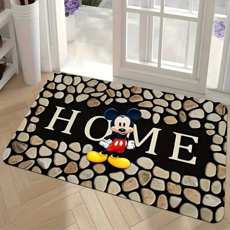 Mickey Mouse Non Slip Fade Resistant Absorbent Welcome Mat