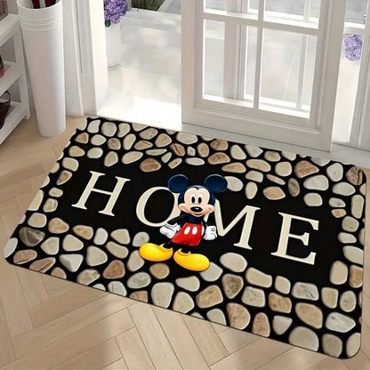 Mickey Mouse Non Slip Fade Resistant Absorbent Welcome Mat