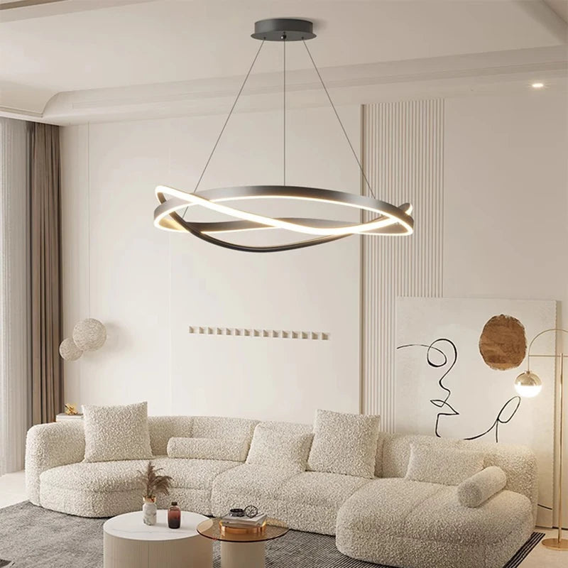 Modern Sleek And Elegant Hanging Light Dimmable