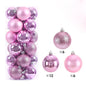 24Pcs 3/4/6CM Christmas  Tree Pendant Ornaments